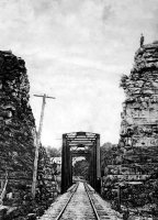 View of railroad trestle, Arkasas.jpg