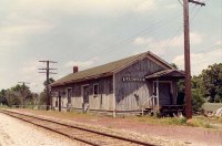 Frisco Depot in Sarcoxie, Missouri Built in 1874 ~ Circa 1960.jpg