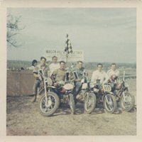 LtoR JrRitter BillWomack Roger Barnes Jim Carter Tom Wheeler WagonHill 67or68.jpg