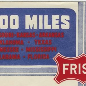 Old Frisco ticket Envelope