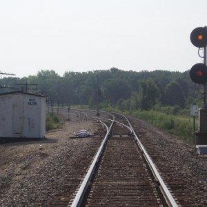 Dillon signal and West switch. Rolla-Newburg line - MP 105.9 - September 2006