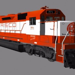 #771, A Gp40 BNSF Heritage unit (fantasy unit)