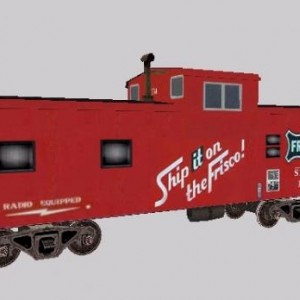 Standard wide vision caboose and some other models I have built for MSTS