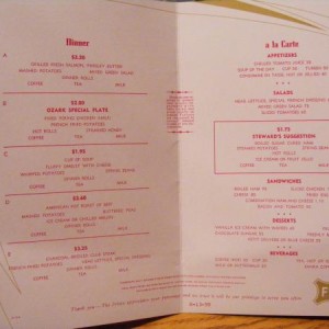 1959 frisco dinner menu