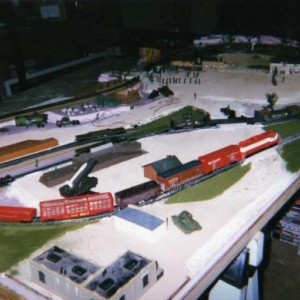 Dustin's train layout