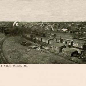 Monett Railyards near my great great grandmother's home on 100 Pearl.