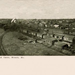 Monett Railyards near my great great grandmother's home on 100 Pearl.