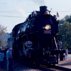 Frisco 1522 taking a drink at Pacific MO.