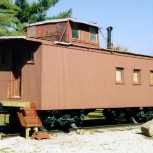 FRISCO 398 caboose