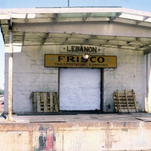 Frisco DEPOT STATION FRIEGHT LEBANON MO 1982