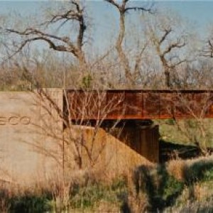 Frisco Old K96 Overpass3 - West of Beaumont, South of El Dorado, East of Haverhill and Picknell Corner - Kodak print - 1990s