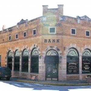 A bank building that has been in Van Buren almost as long as the Frisco.