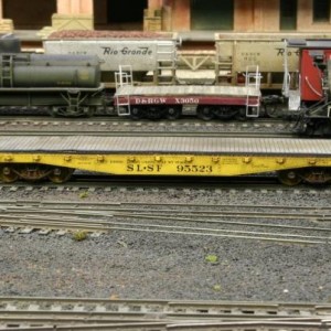 Customer SLSF 95523 from the Texas Western Model Railroad Club store.  Weathering by Mike Corley