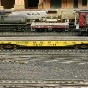 Custom SLSF 95644 from the Texas Western Model Railroad Club store.  Weathering by Mike Corley