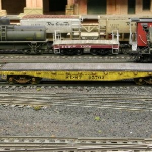 Custom SLSF 95703 from the Texas Western Model Railroad Club store.  Weathering by Mike Corley