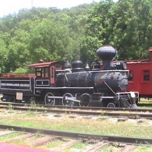 ES&NA signature locomotive #1.
Built by Baldwin in 1906 for the W.T. Carter Lumber co.
The #1 is 1 of the only wood fired steamers that has never be