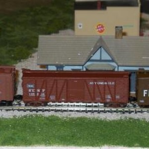 My Frisco boxcars, so far