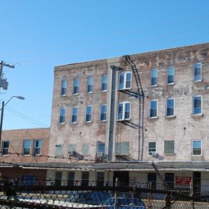 Southern face of the Rudy Patrick Seed Company building.
