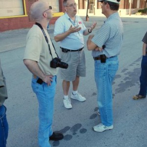 mark (Mark Davidson) leading the West Bottoms Tour during the 2010 Convention