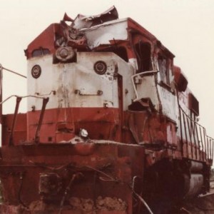 The cab doesn't look bad by today's standards but BN was in love with B-units in the early 80s and the long hood end of a GP-9 will soon be welded in