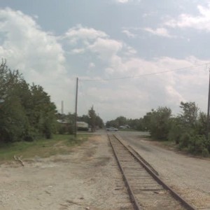 Goode Ave crossing looking south toward Main Street crossing