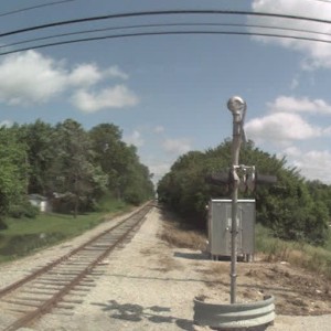 135th St crossing looking north to High Grove Rd crossing