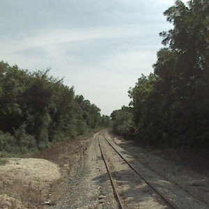 141st Street crossing looking south. The next crossing is MO HWY 150 crossing.