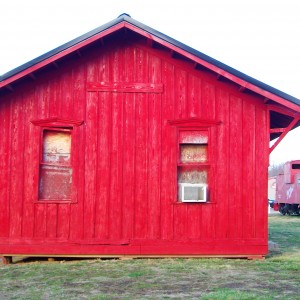 Birch Tree depot and caboose on the old line.  Probably the most intact remnants you will find on the entire line.