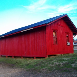 Recently painted Birch Tree depot.