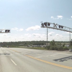 MO HWY 150 crossing looking south