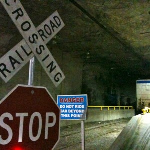 IMG 1621

Rail siding inside Springfield Underground. Two BNSF mechanical reefers are spotted at a dock alongside a giant, chilled warehouse. We are