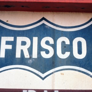 Frisco black logo - March 1984 - Springfield, Missouri