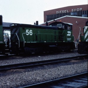 SW1500 BN 56 ex SLSF 351 - October 1983 - Springfield, Missouri