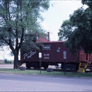Caboose 1101 - May 1985 - Rogers, Arkansas