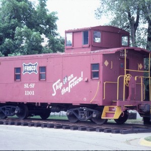 Caboose 1101 - May 1985 - Rogers, Arkansas