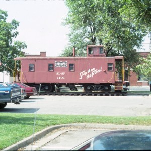 Caboose 1101 - July 1989 - Rogers, Arkansas