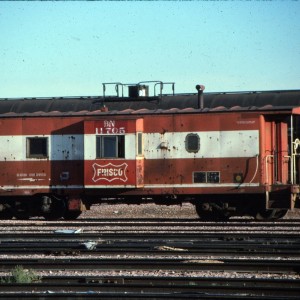 Caboose BN 11705 ex SLSF 1731 - July 1988 - Lincoln, Nebraska (Allen Heimsoth)