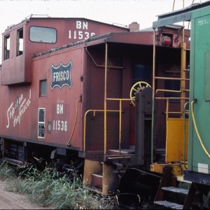 Caboose BN11535 ex SLSF 1206 - October 1983 - Springfield, Missouri