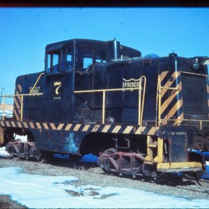44 Ton GE switcher 7 - January 1971 - Tulsa, Oklahoma (EVDA Slides)