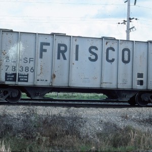 Hopper covered 78386 (Built June 1977) - June 1986 - East Edmonton, Alberta