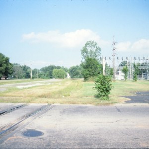 Bentonville, Arkansas Depot - July 1989 -  Depot looking East