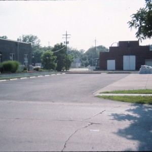 Bentonville AR 7 89 looking west north of depot