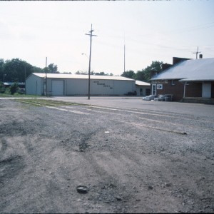 Bentonville, Arkansas Depot - July 1989 -  Looking West/Northwest from depot