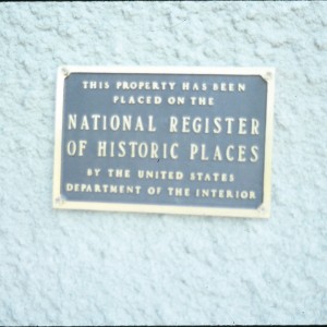 Bentonville, Arkansas Depot - July 1989 -  National Register plaque