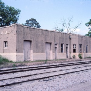 Bentonville, Arkansas Depot -  May 1985 - Looking Northeast