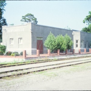 Bentonville, Arkansas Depot - July 1989 - Looking Northeast