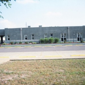 Bentonville, Arkansas Depot - July 1989 -  Depot looking South