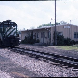 Depot Rogers, Arkansas - May 1985 - Looking Southwest