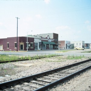 Rogers, Arkansas - July 1989 - Looking Northwest to old downtown