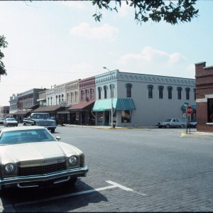 Rogers, Arkansas - July 1989 - Old downtown looking Northwest